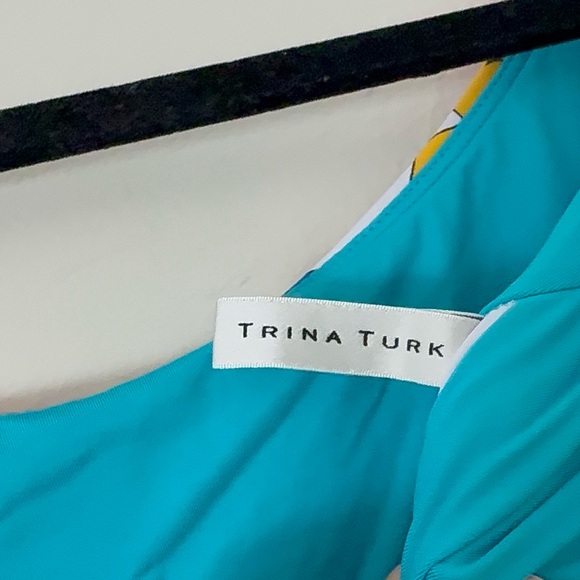 Trina Turk One Piece Swimsuit Womens XS/S Floral Multicolor Maximalist Vacation - Picture 3 of 9